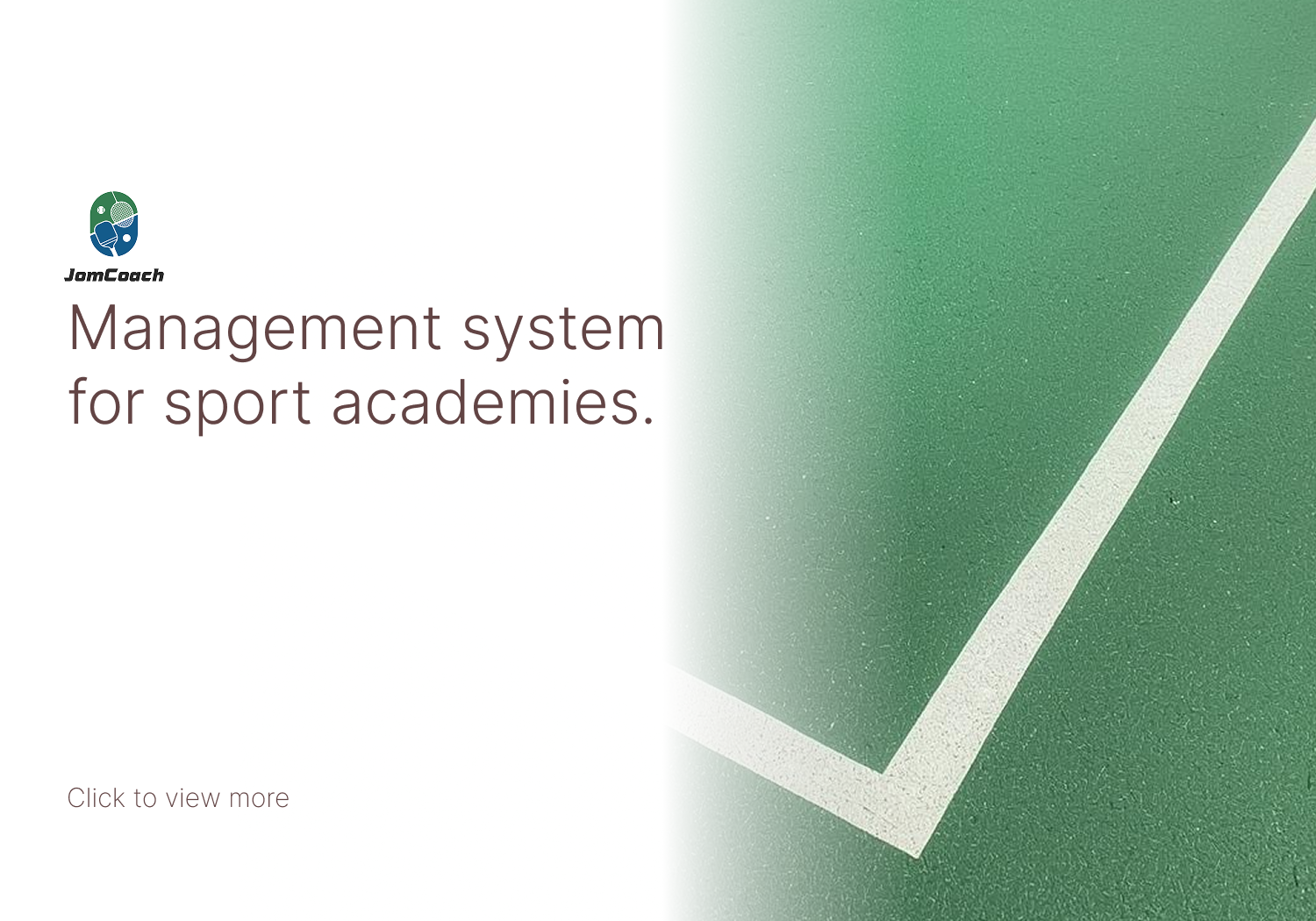 JomCoach Sport-Academy Management System